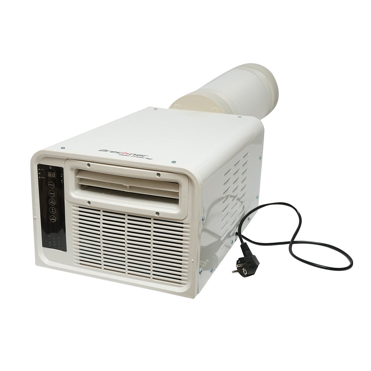 Aparat de aer conditionat portabil 2224 BTU, 280W, 220V cu functie incalzire, dezumidificare, ventilatie, telecomanda, comenzi vocale, kit instalare inclus Breckner Germany